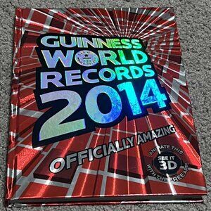 GUINNESS WORLD RECORDS 2014 HARDCOVER BOOK -NEW!